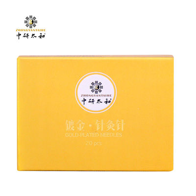 Sterile Oem Acupuncture Needles Disposable Gold Plated