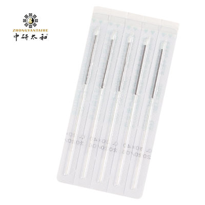 통증 없는 침술을 위한 초미세 0.16mm 내피 침술 바늘