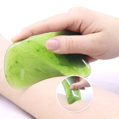 그린 자이드 플레이트 스크래핑 과샤 보드 자연 전통 마사저 도구