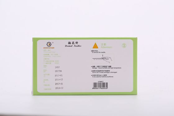 PVC 손잡이 매화 바늘 광택 기술 0.20mm X 25mm 효과적이고 안전한 피부 치료를 위해 설계된 바늘