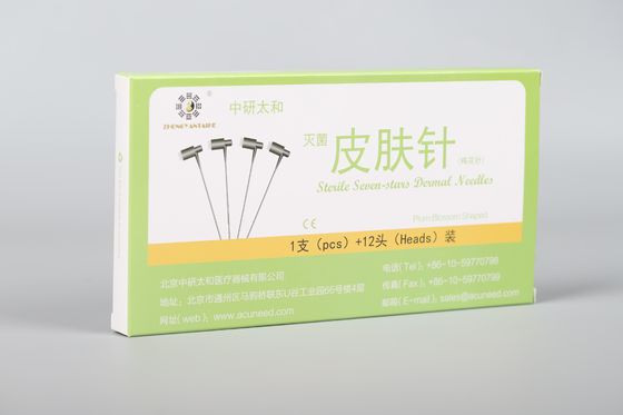 클래스 II 침술 바늘 매화 바늘 전통 치료 및 피부 자극을 위한 전문 의료 도구