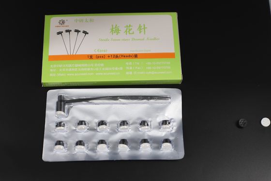 클래스 II 침술 바늘 매화 바늘 전통 치료 및 피부 자극을 위한 전문 의료 도구
