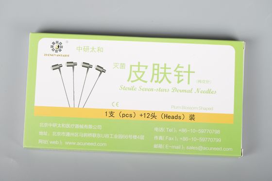 효과적인 침술 치료 II급 매화침 PVC 손잡이 치료