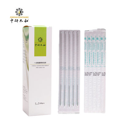 0.20mm~0.40mm 안전한 일회용 얼굴 침술 바늘