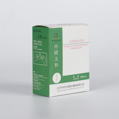 안전 침술 바늘 살균 한 번 사용용 0.20~0.40mm 미용 치료