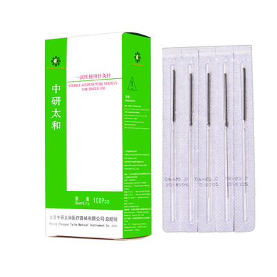 중국 의학적 침술 을 위해 에틸렌 산화소 로 살균 된 침술 바늘 / 침술판