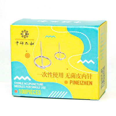 10mm 손잡이 길이의 은색 마감 처리된 미용 및 의료용 경피 침