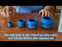 천연 실리카겔 고무 부항 중국 의학 건강 피트니스 마사지 요법